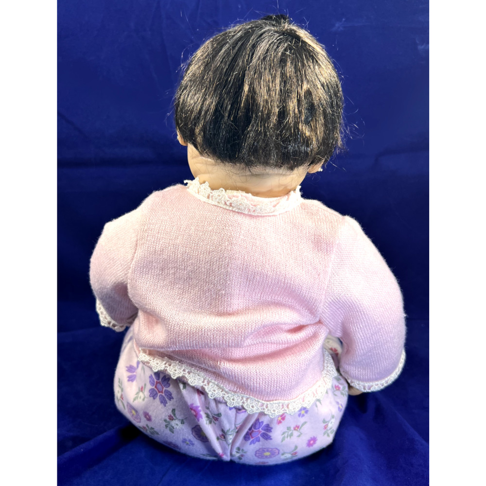 Newborn Baby Doll 19" AEL 2005 Brown Hair Kymberli H. Durden (Signed) *Pre-Owned - Picture 3 of 16
